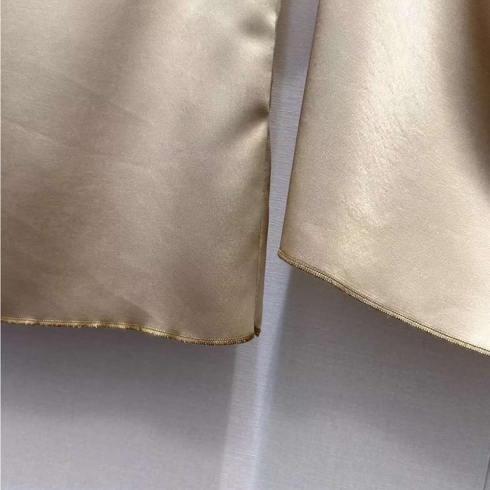 Miu Miu Champagne Silk Cami & Midi Skirt Set✨ - Picture 7 of 8
